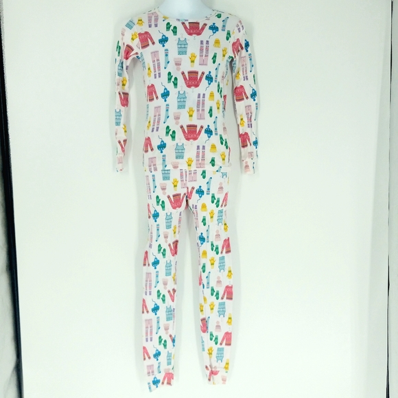 Carter's Size 10 Snug Fitting Comfortable Winter Outerwear Print Pajama Set - Picture 1 of 6